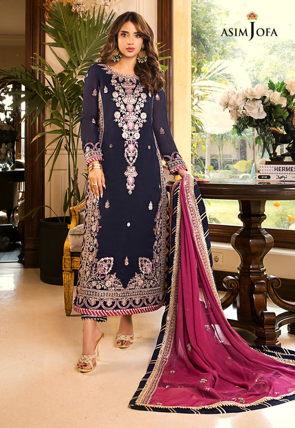 Asim Jofa | Signature Styles | AJSM-09 by Asim Jofa - Designer Dress - Type: Formal - Available at Libayah - 100% Original