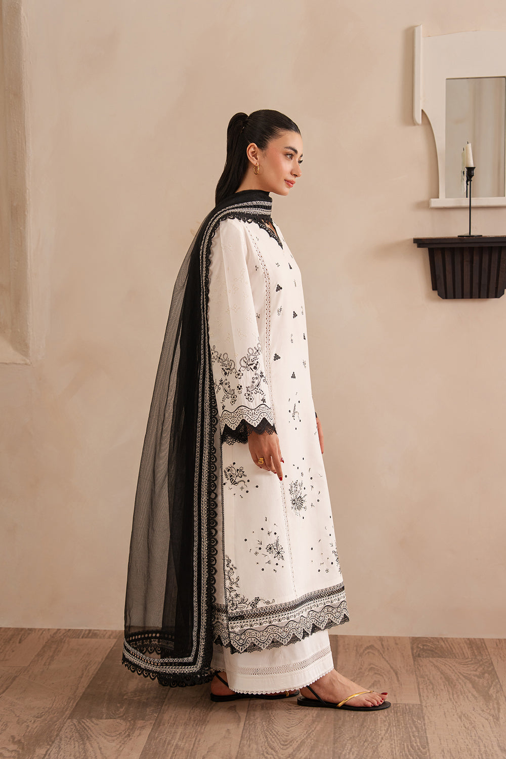 Afrozeh | Muted Muse 26 | Poise by Afrozeh - Designer Dress  - Type : Ladies Clothes - Available at Libayah - 100% Original 