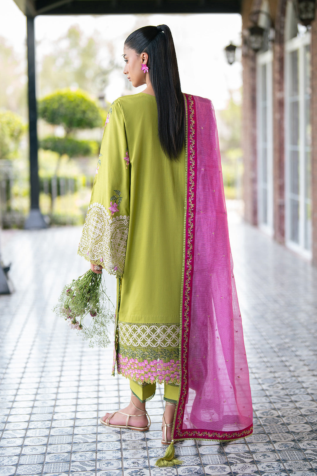 Alizeh | Printed Lawn | AF-EL-7073-Summer by Alizeh - Designer Dress  - Type : Ladies Clothes - Available at Libayah - 100% Original 