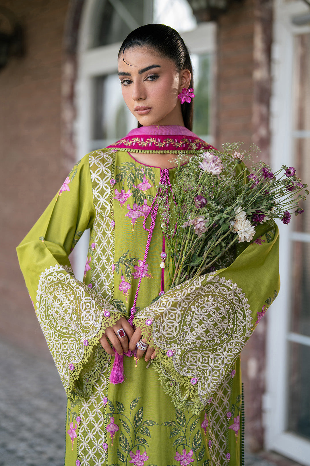 Alizeh | Printed Lawn | AF-EL-7073-Summer by Alizeh - Designer Dress  - Type : Ladies Clothes - Available at Libayah - 100% Original 