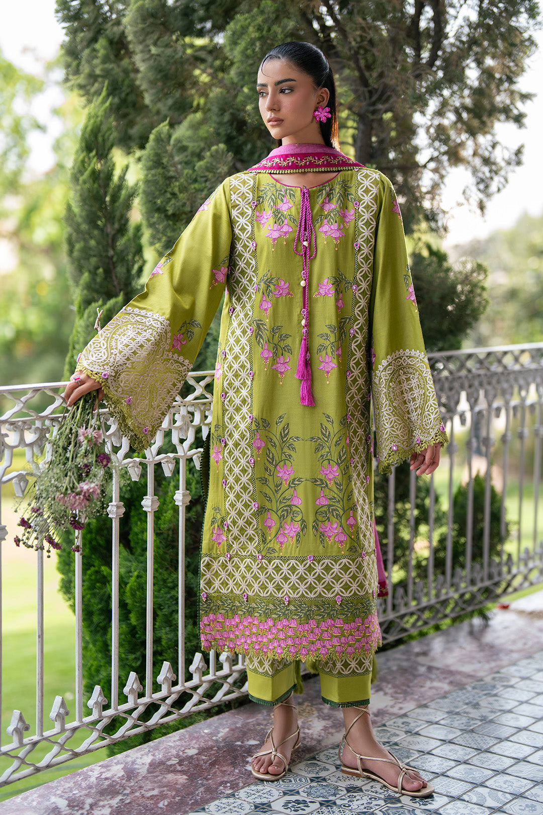 Alizeh | Printed Lawn | AF-EL-7073-Summer by Alizeh - Designer Dress  - Type : Ladies Clothes - Available at Libayah - 100% Original 
