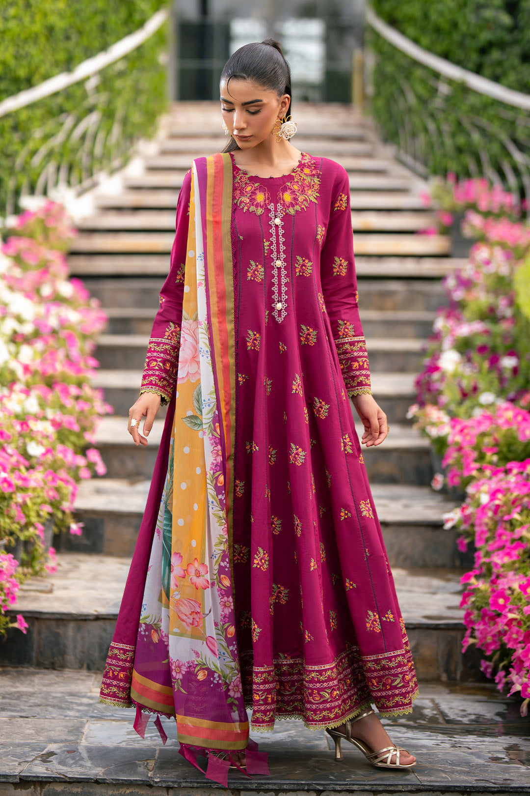 Alizeh | Printed Lawn | AF-EL-7070-Riya by Alizeh - Designer Dress  - Type : Ladies Clothes - Available at Libayah - 100% Original 