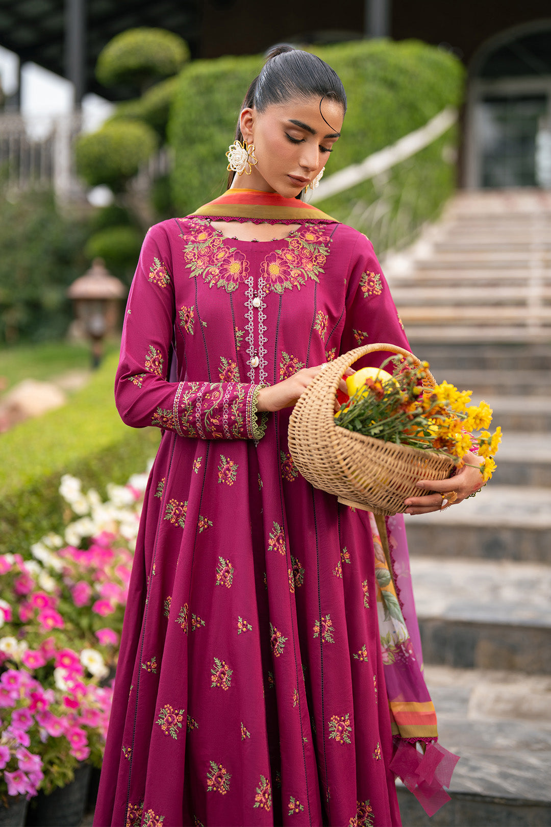 Alizeh | Printed Lawn | AF-EL-7070-Riya by Alizeh - Designer Dress  - Type : Ladies Clothes - Available at Libayah - 100% Original 