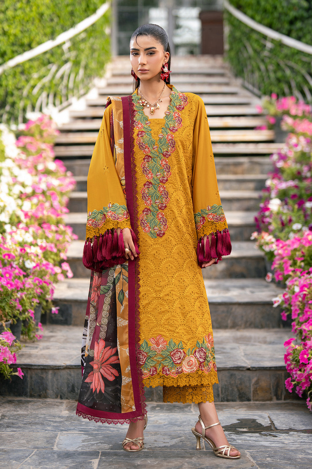 Alizeh | Printed Lawn | AF-EL-7068-BLISS by Alizeh - Designer Dress  - Type : Ladies Clothes - Available at Libayah - 100% Original 