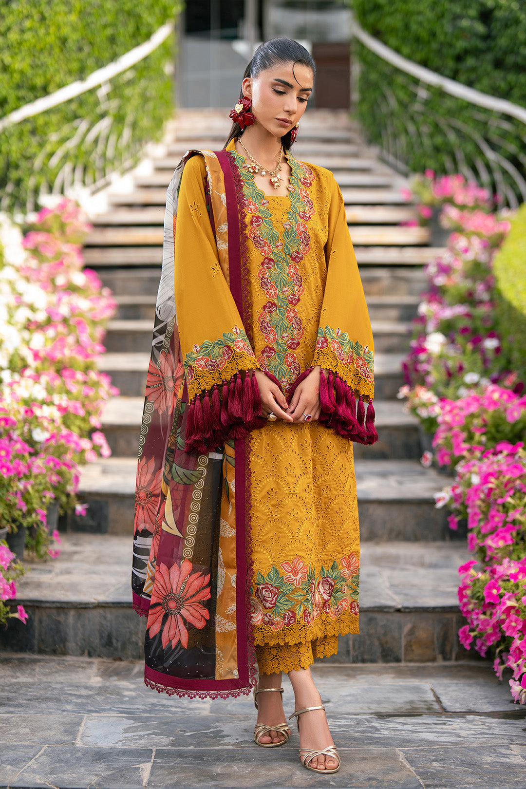 Alizeh | Printed Lawn | AF-EL-7068-BLISS by Alizeh - Designer Dress  - Type : Ladies Clothes - Available at Libayah - 100% Original 