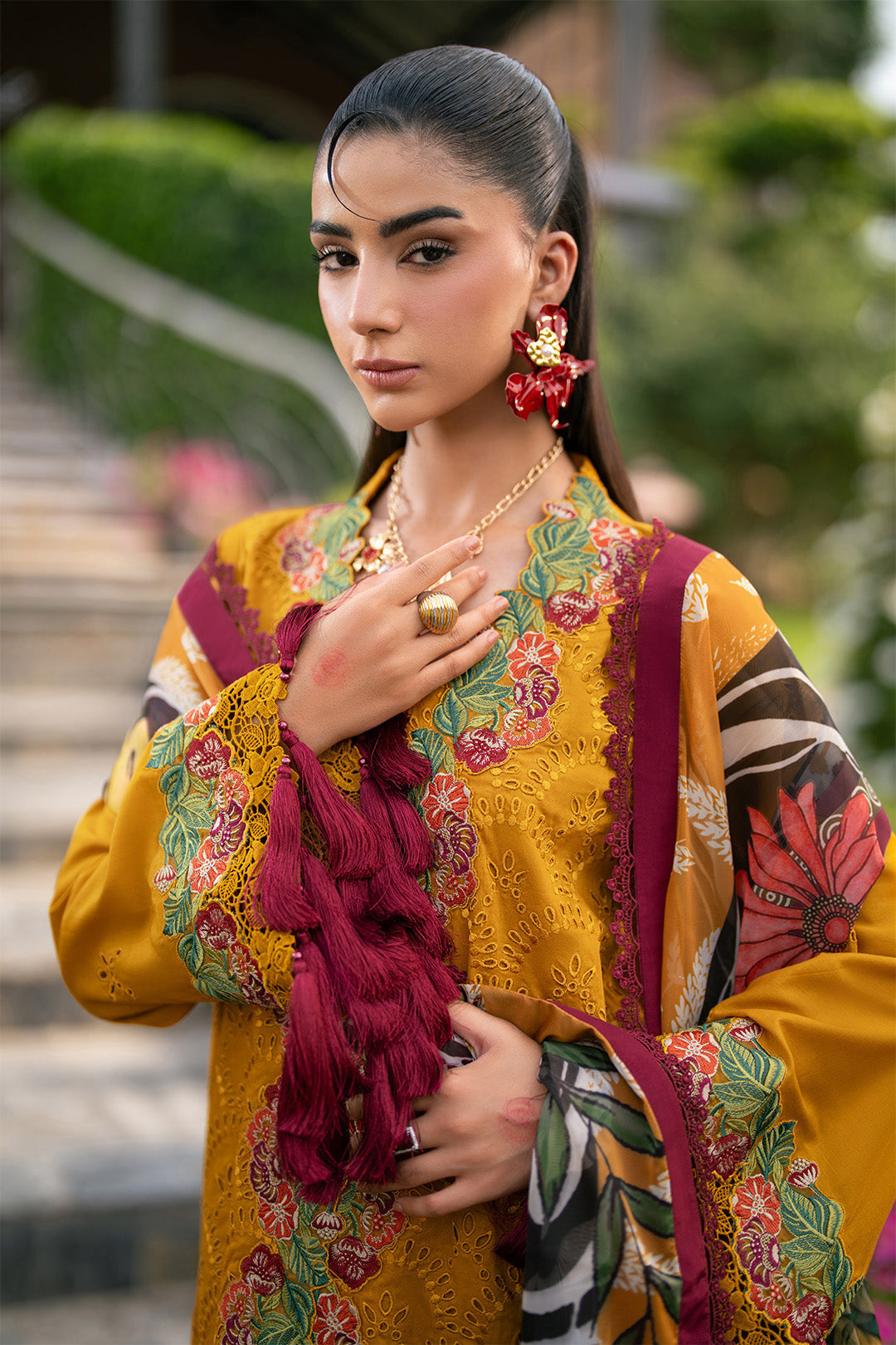 Alizeh | Printed Lawn | AF-EL-7068-BLISS by Alizeh - Designer Dress  - Type : Ladies Clothes - Available at Libayah - 100% Original 