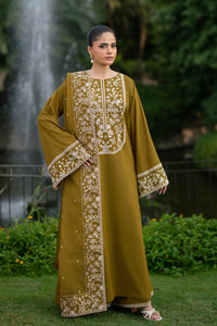 Alizeh | Printed Lawn | AF-EL-7075-Moss by Alizeh - Designer Dress  - Type : Ladies Clothes - Available at Libayah - 100% Original 