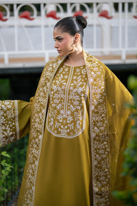 Alizeh | Printed Lawn | AF-EL-7075-Moss by Alizeh - Designer Dress  - Type : Ladies Clothes - Available at Libayah - 100% Original 