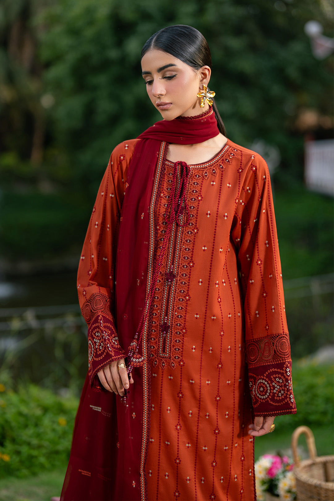 Alizeh | Printed Lawn | AF-EL-7066-Kaya by Alizeh - Designer Dress  - Type : Ladies Clothes - Available at Libayah - 100% Original 