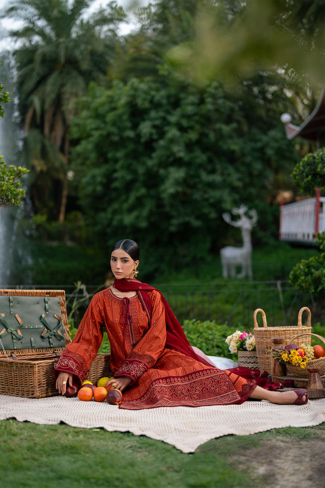 Alizeh | Printed Lawn | AF-EL-7066-Kaya by Alizeh - Designer Dress  - Type : Ladies Clothes - Available at Libayah - 100% Original 