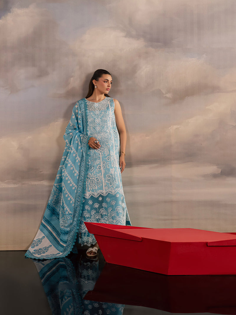 Mahnur | Afsana Lawn 26 | AL-02 by Mahnur - Designer Dress  - Type : Ladies Clothes - Available at Libayah - 100% Original 