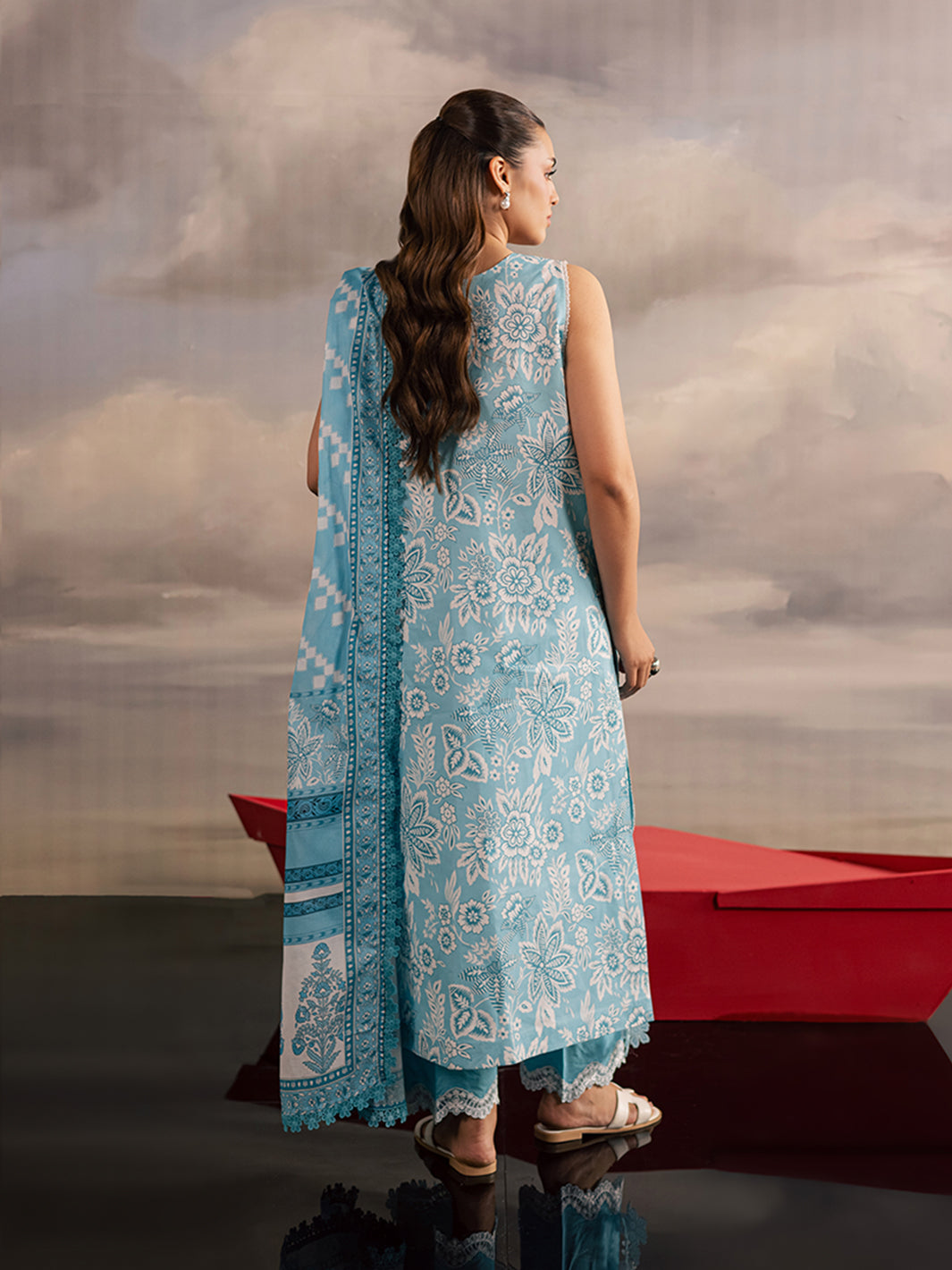 Mahnur | Afsana Lawn 26 | AL-02 by Mahnur - Designer Dress  - Type : Ladies Clothes - Available at Libayah - 100% Original 