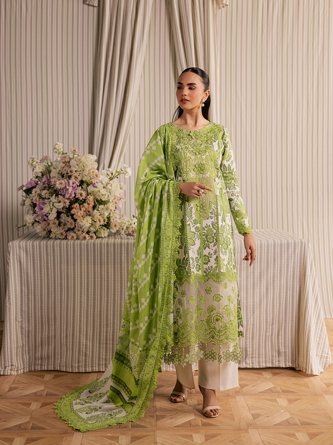 Mahnur | Afsana Lawn 26 | AL-03 by Mahnur - Designer Dress  - Type : Ladies Clothes - Available at Libayah - 100% Original 