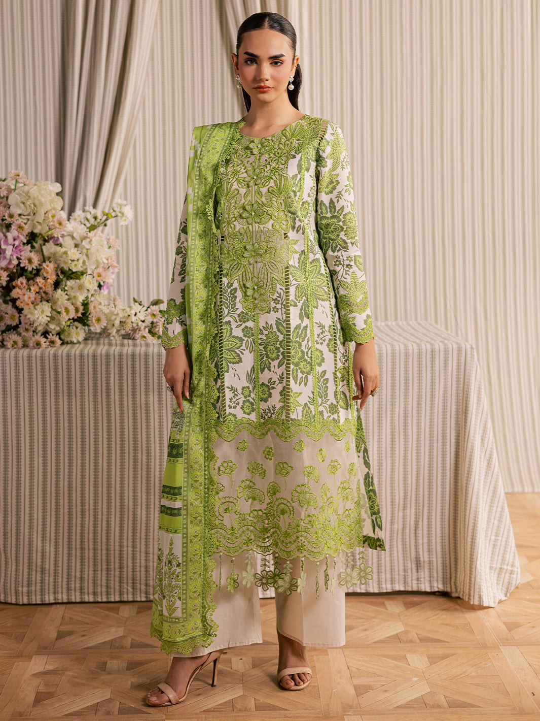 Mahnur | Afsana Lawn 26 | AL-03 by Mahnur - Designer Dress  - Type : Ladies Clothes - Available at Libayah - 100% Original 