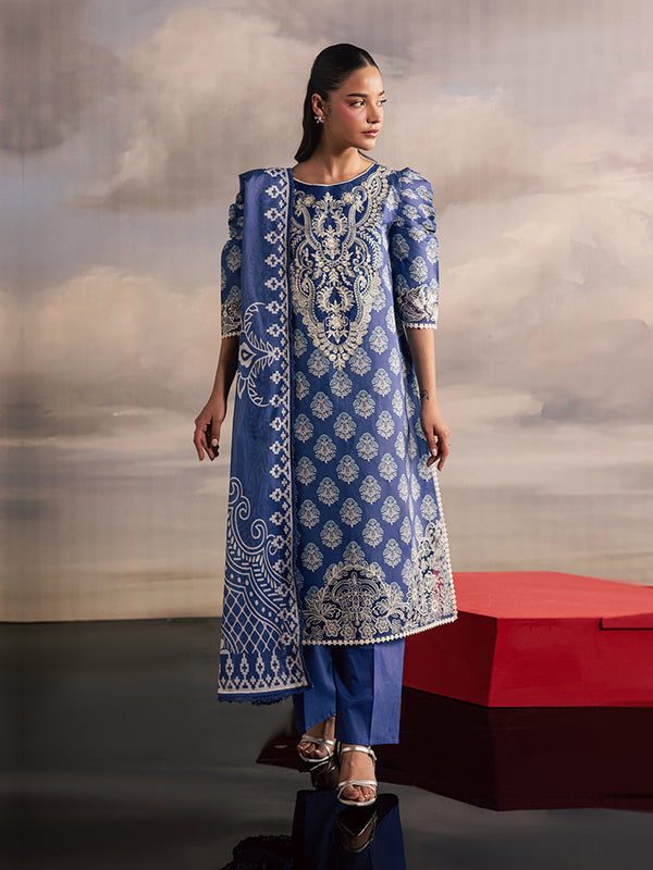 Mahnur | Afsana Lawn 26 | AL-04 by Mahnur - Designer Dress  - Type : Ladies Clothes - Available at Libayah - 100% Original 