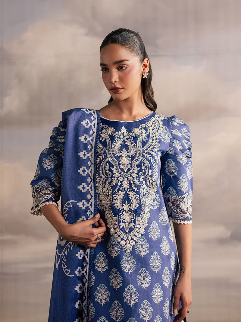 Mahnur | Afsana Lawn 26 | AL-04 by Mahnur - Designer Dress  - Type : Ladies Clothes - Available at Libayah - 100% Original 