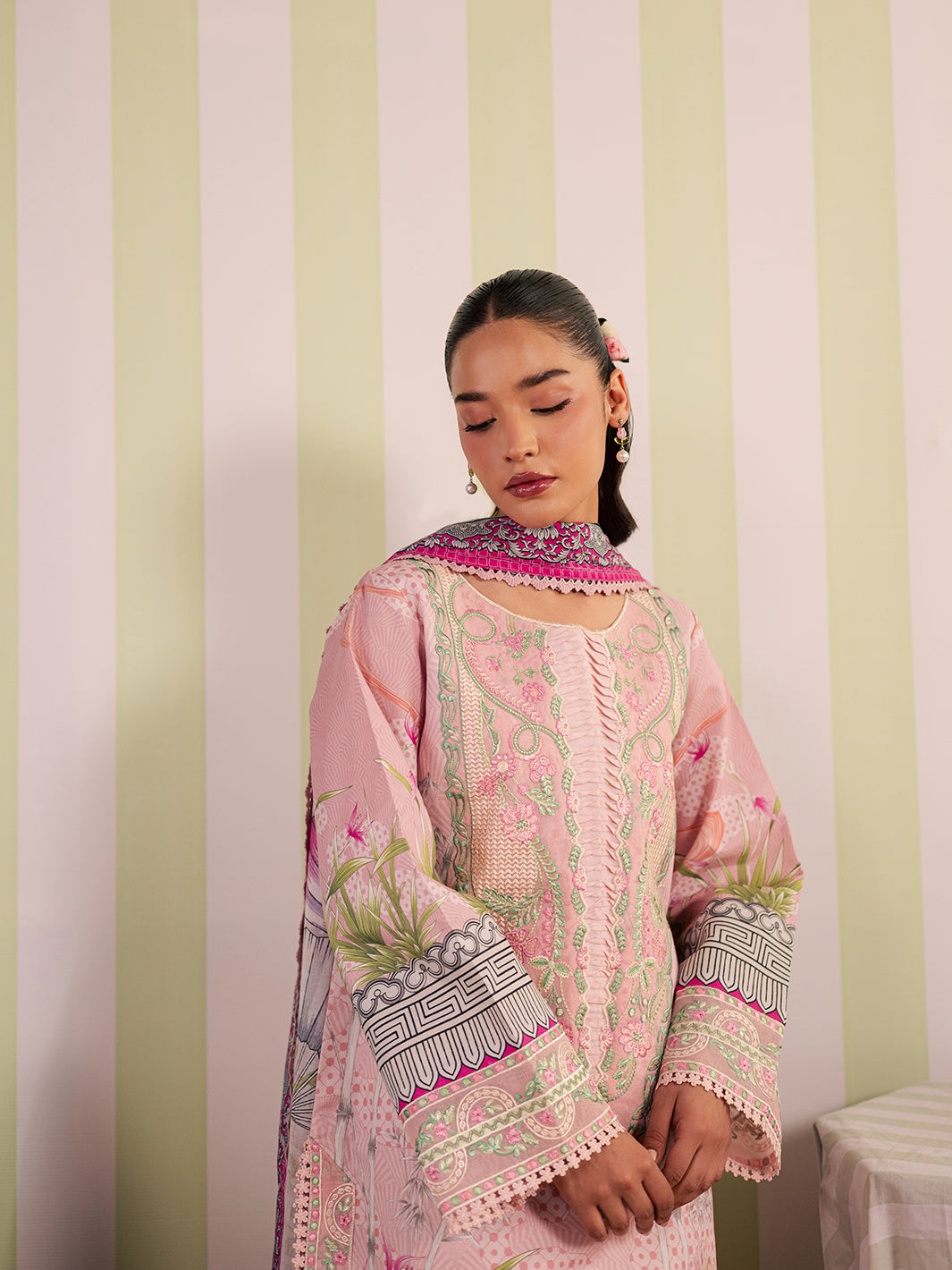 Mahnur | Afsana Lawn 26 | AL-06 by Mahnur - Designer Dress  - Type : Ladies Clothes - Available at Libayah - 100% Original 