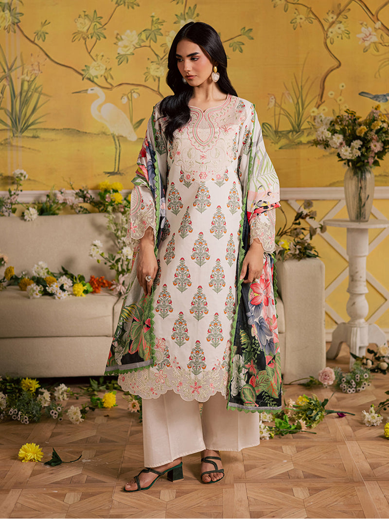 Mahnur | Afsana Lawn 26 | AL-08 by Mahnur - Designer Dress  - Type : Ladies Clothes - Available at Libayah - 100% Original 