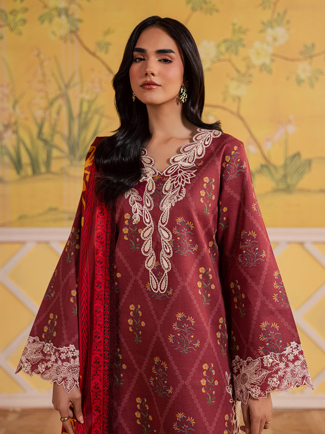Mahnur | Afsana Lawn 26 | AL-09 by Mahnur - Designer Dress  - Type : Ladies Clothes - Available at Libayah - 100% Original 
