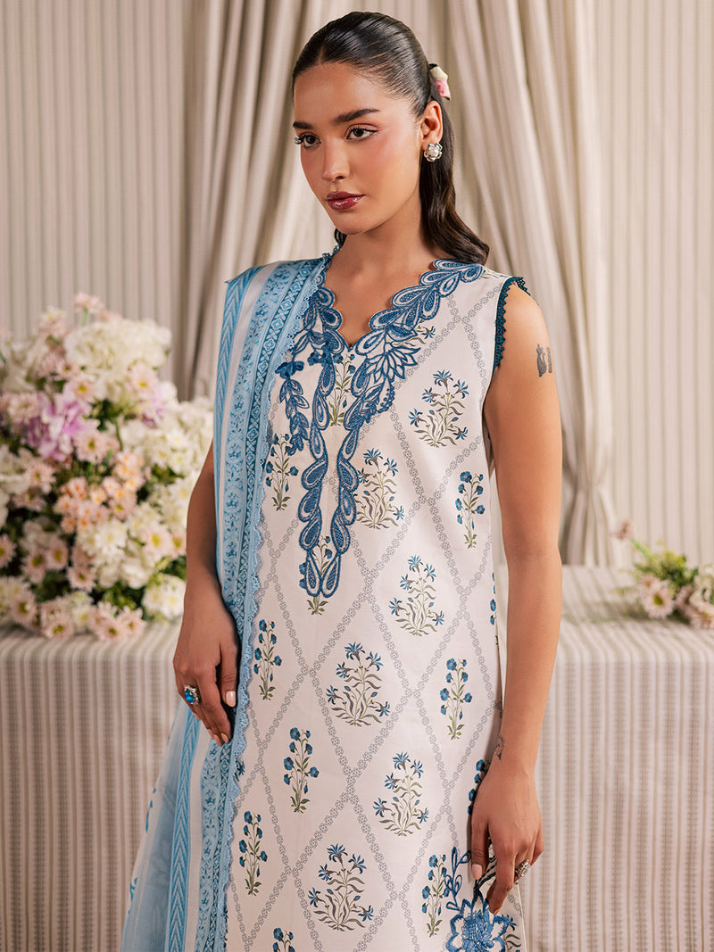 Mahnur | Afsana Lawn 26 | AL-10 by Mahnur - Designer Dress  - Type : Ladies Clothes - Available at Libayah - 100% Original 