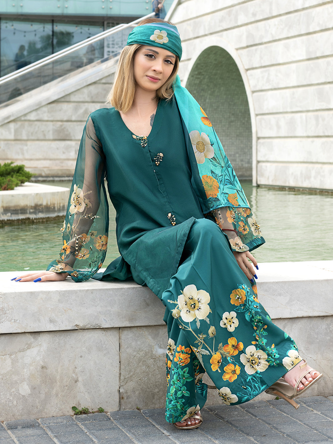 Ain | Venice Vibes | AN-155 by Ain - Designer Dress  - Type : Ladies Clothes - Available at Libayah - 100% Original 