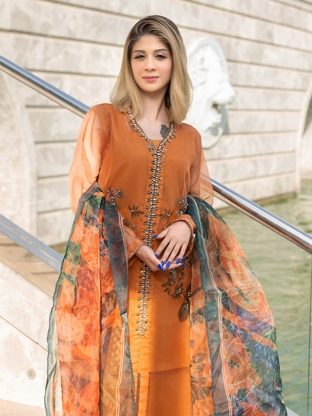 Ain | Venice Vibes | AN-156 by Ain - Designer Dress  - Type : Ladies Clothes - Available at Libayah - 100% Original 
