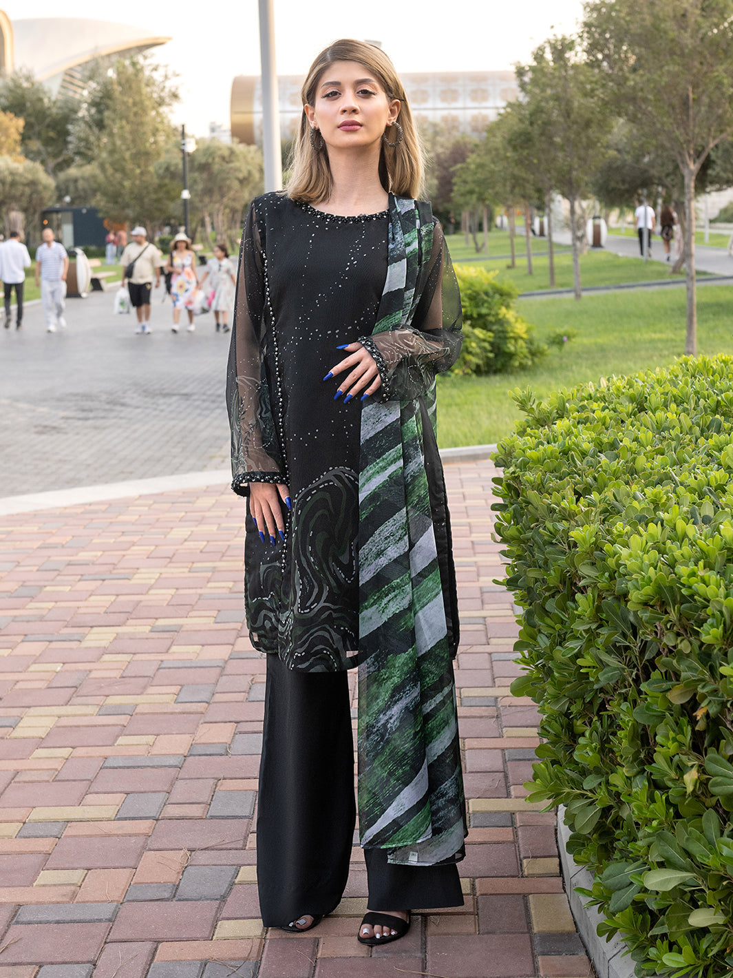 Ain | Venice Vibes | AN-159 by Ain - Designer Dress  - Type : Ladies Clothes - Available at Libayah - 100% Original 