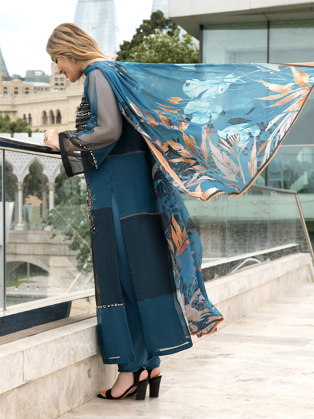 Ain | Venice Vibes | AN-160 by Ain - Designer Dress  - Type : Ladies Clothes - Available at Libayah - 100% Original 