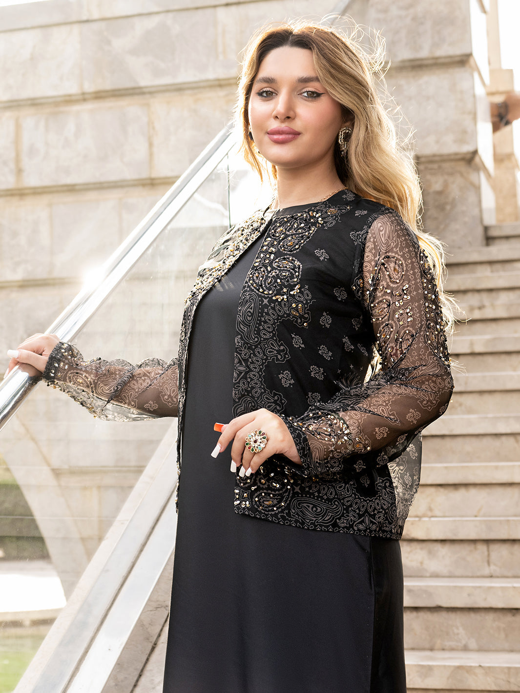 Ain | Venice Vibes | AN-162 by Ain - Designer Dress  - Type : Ladies Clothes - Available at Libayah - 100% Original 