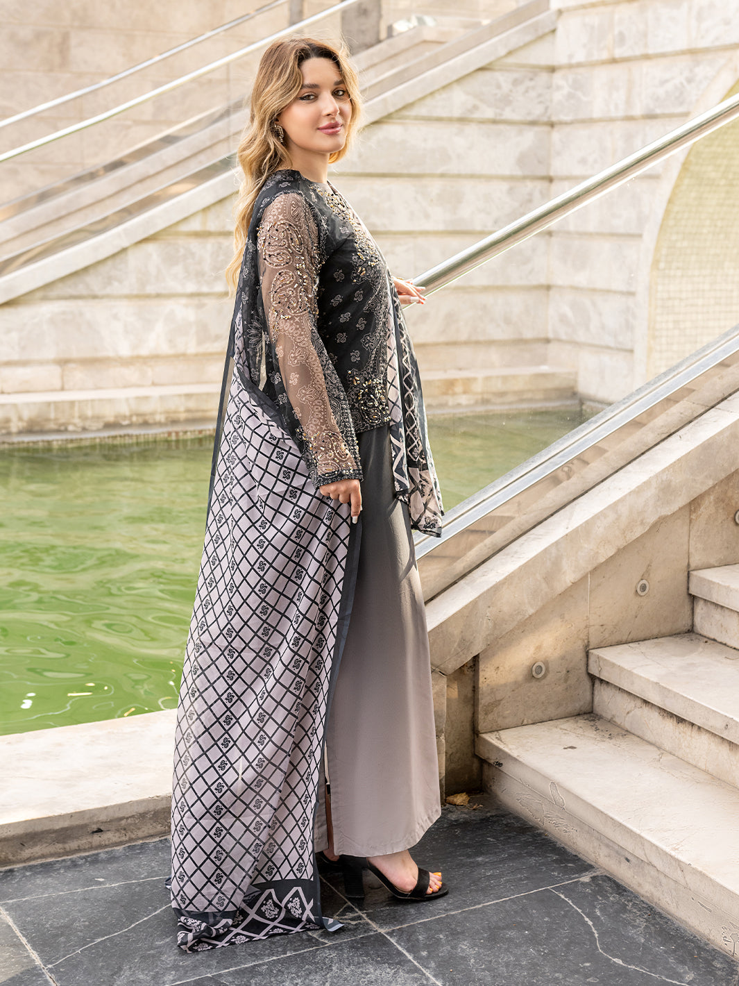 Ain | Venice Vibes | AN-162 by Ain - Designer Dress  - Type : Ladies Clothes - Available at Libayah - 100% Original 