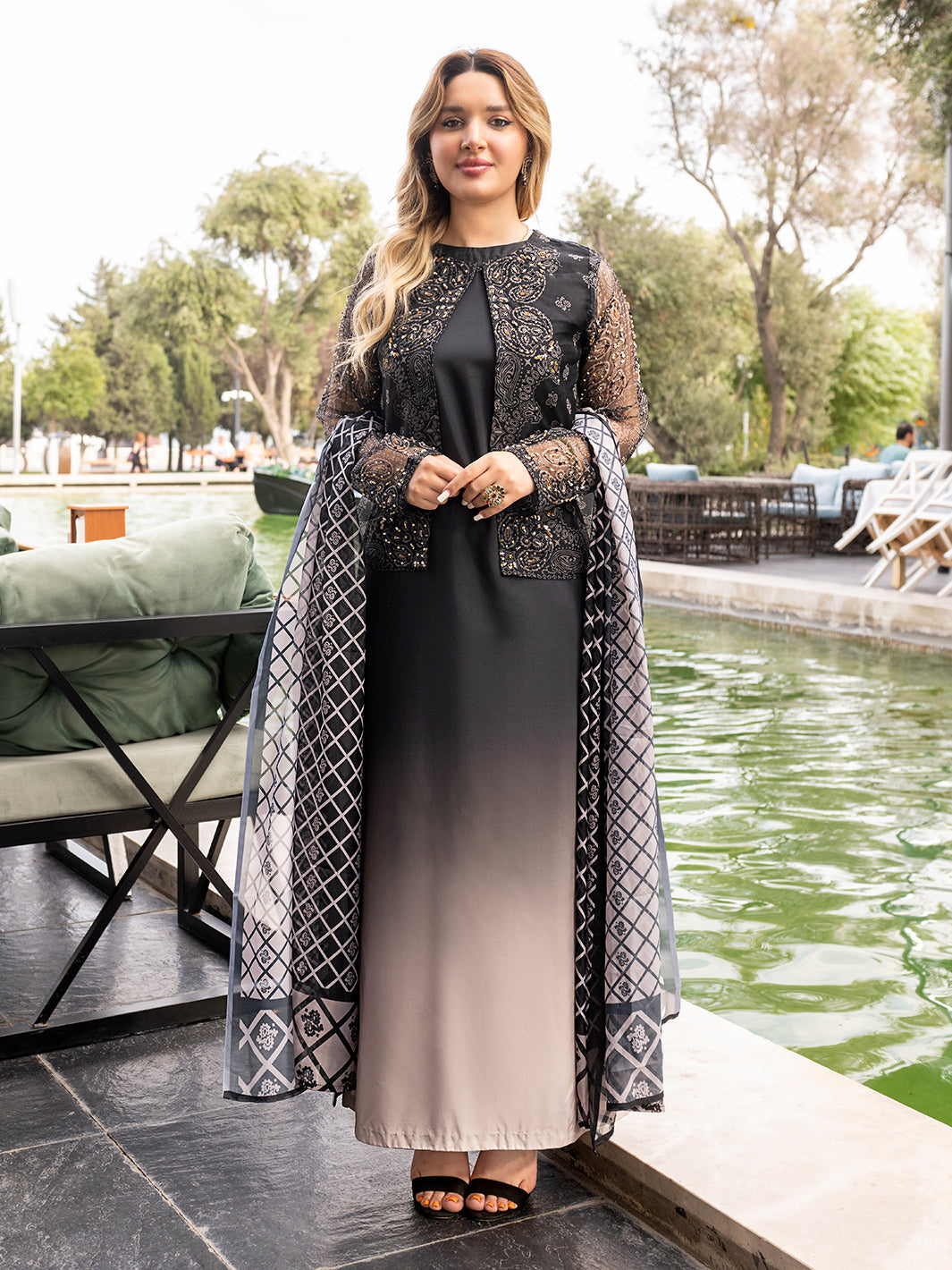 Ain | Venice Vibes | AN-162 by Ain - Designer Dress  - Type : Ladies Clothes - Available at Libayah - 100% Original 