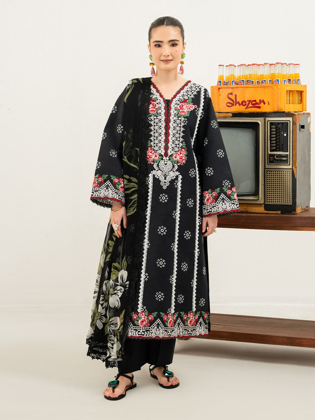 Mahnur | Anaya Lawn | ANA-001 by Mahnur - Designer Dress - Type : Luxury Dress - Available at Libayah - 100% Original