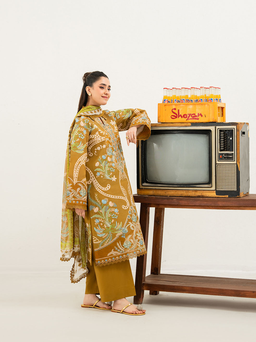 Mahnur | Anaya Lawn | ANA-003 by Mahnur - Designer Dress - Type : Luxury Dress - Available at Libayah - 100% Original