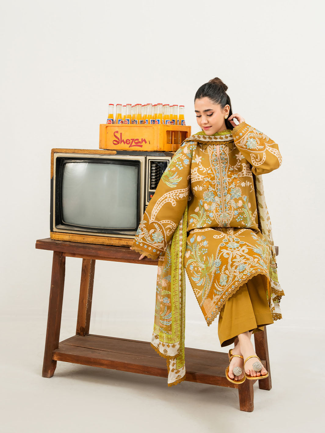 Mahnur | Anaya Lawn | ANA-003 by Mahnur - Designer Dress - Type : Luxury Dress - Available at Libayah - 100% Original