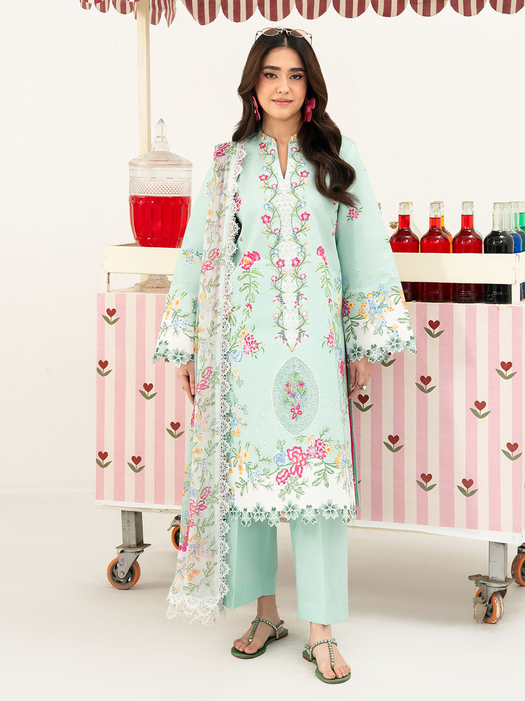 Mahnur | Anaya Lawn | ANA-011 by Mahnur - Designer Dress - Type : Luxury Dress - Available at Libayah - 100% Original
