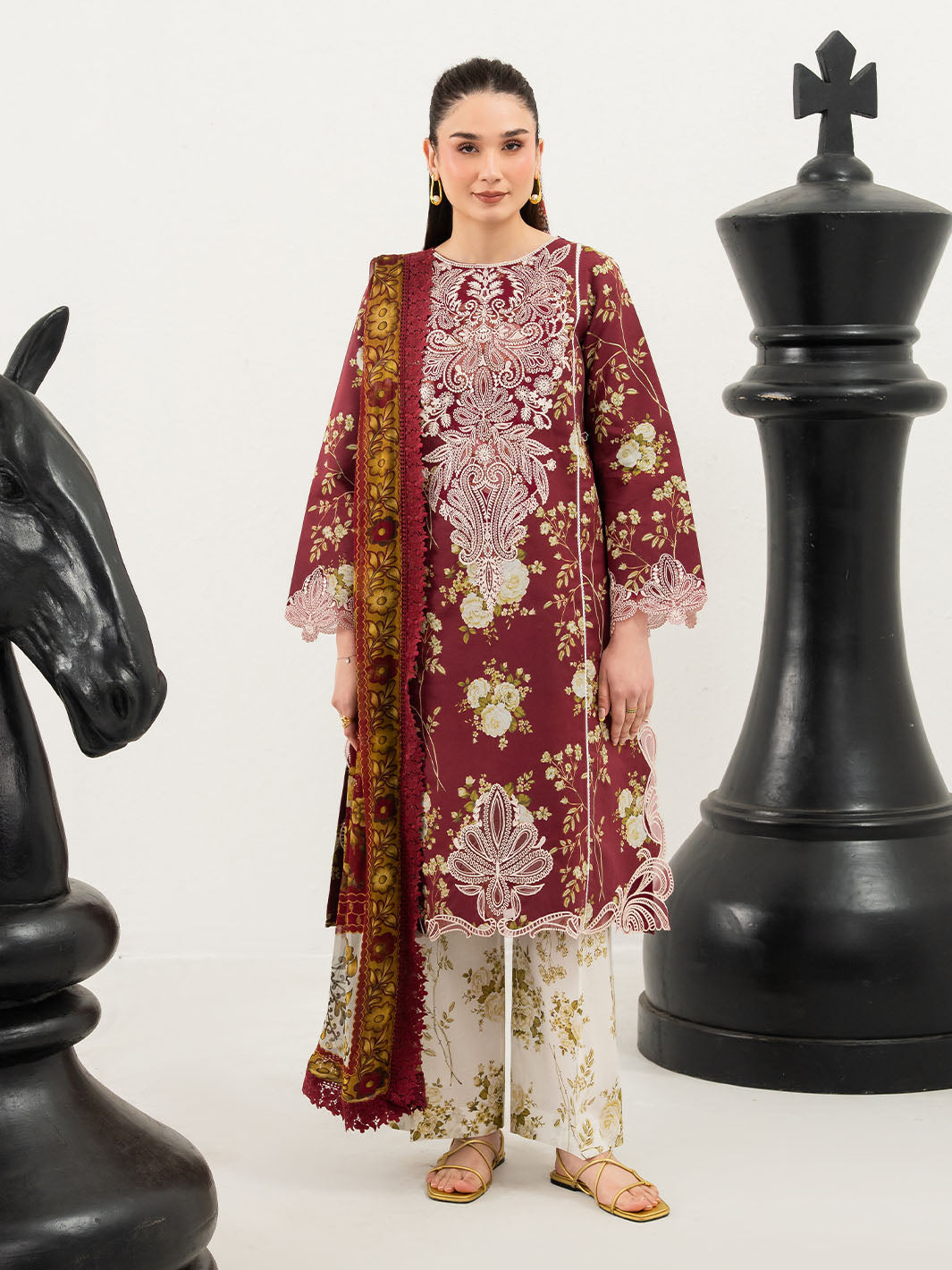 Mahnur | Anaya Lawn | ANA-012 by Mahnur - Designer Dress - Type : Luxury Dress - Available at Libayah - 100% Original
