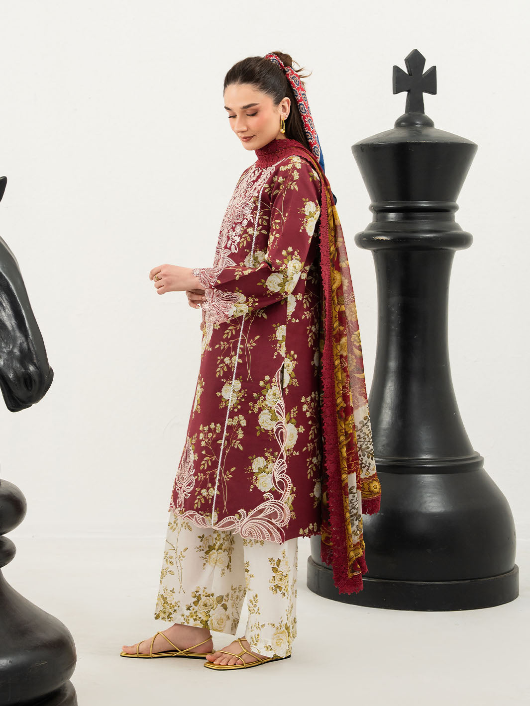 Mahnur | Anaya Lawn | ANA-012 by Mahnur - Designer Dress - Type : Luxury Dress - Available at Libayah - 100% Original
