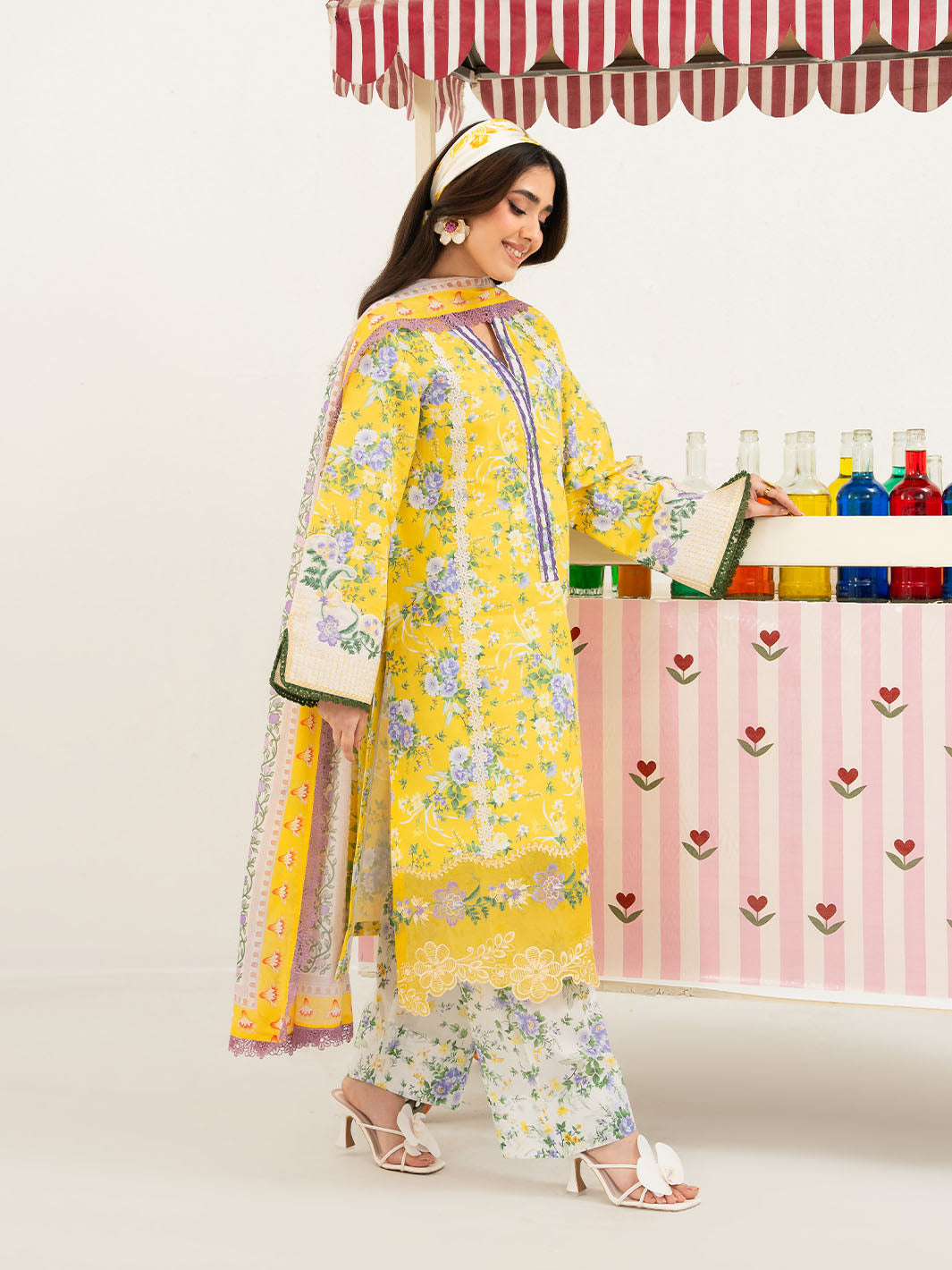 Mahnur | Anaya Lawn | ANA-016 by Mahnur - Designer Dress - Type : Luxury Dress - Available at Libayah - 100% Original