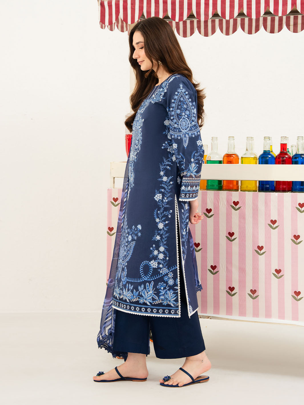 Mahnur | Anaya Lawn | ANA-018 by Mahnur - Designer Dress - Type : Luxury Dress - Available at Libayah - 100% Original