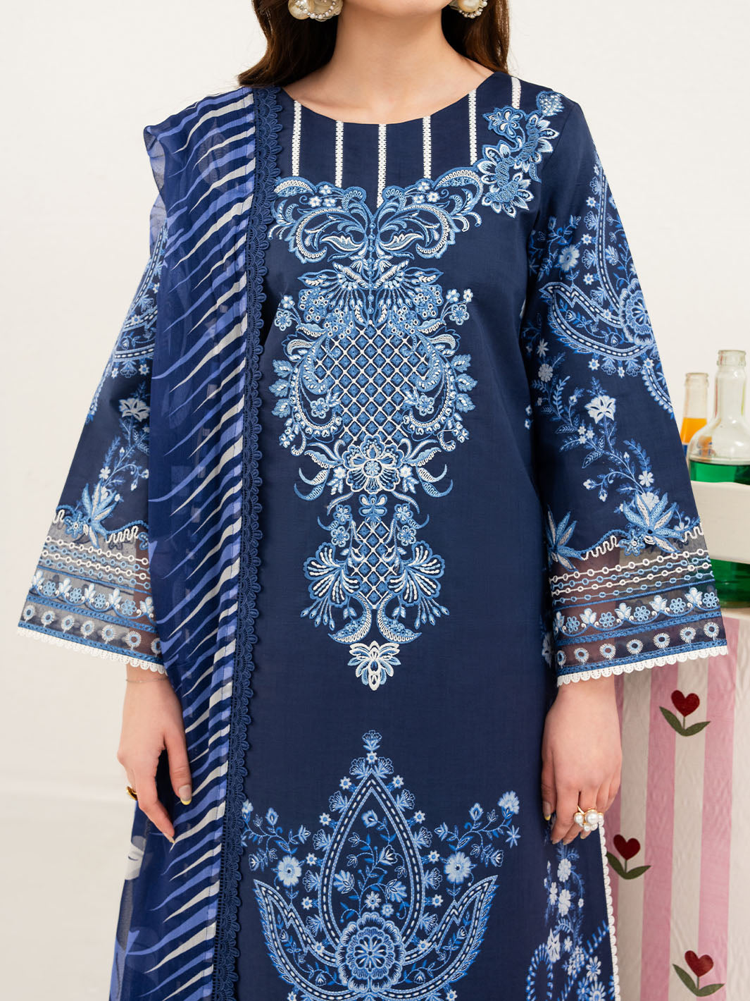Mahnur | Anaya Lawn | ANA-018 by Mahnur - Designer Dress - Type : Luxury Dress - Available at Libayah - 100% Original