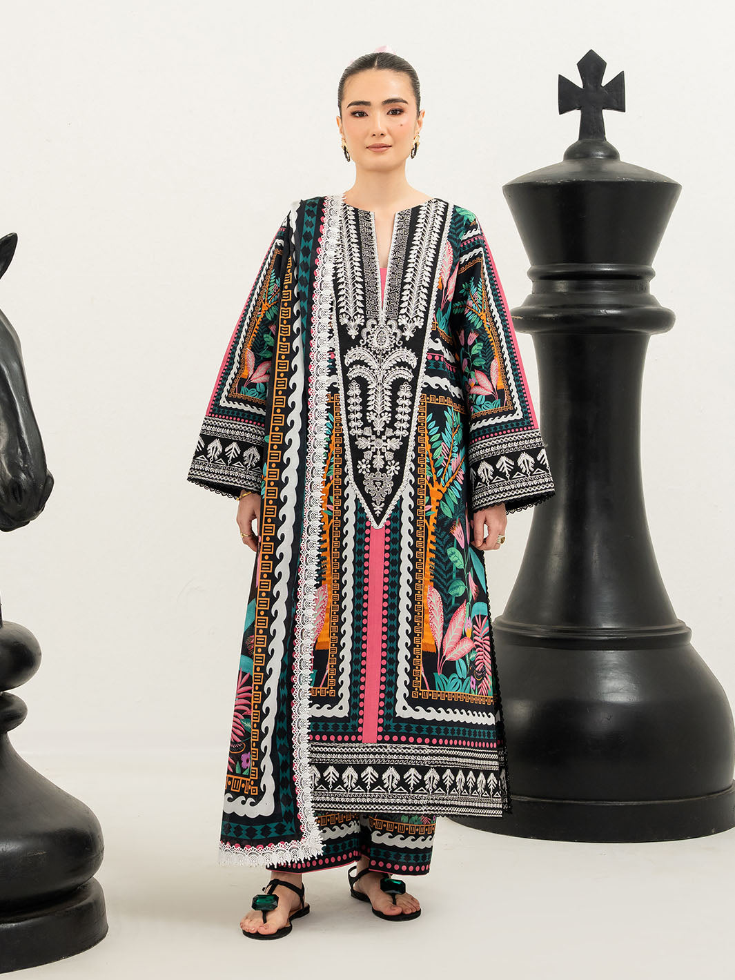 Mahnur | Anaya Lawn | ANA-020 by Mahnur - Designer Dress - Type : Luxury Dress - Available at Libayah - 100% Original