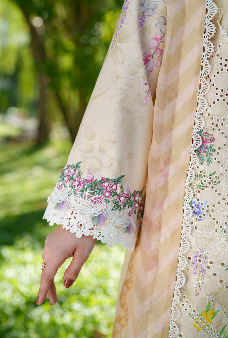 AJR Couture | Printed Chikankari 26 | Lila - Designer Dress - Type : Ladies Clothes - Available at Libayah - 100% Original