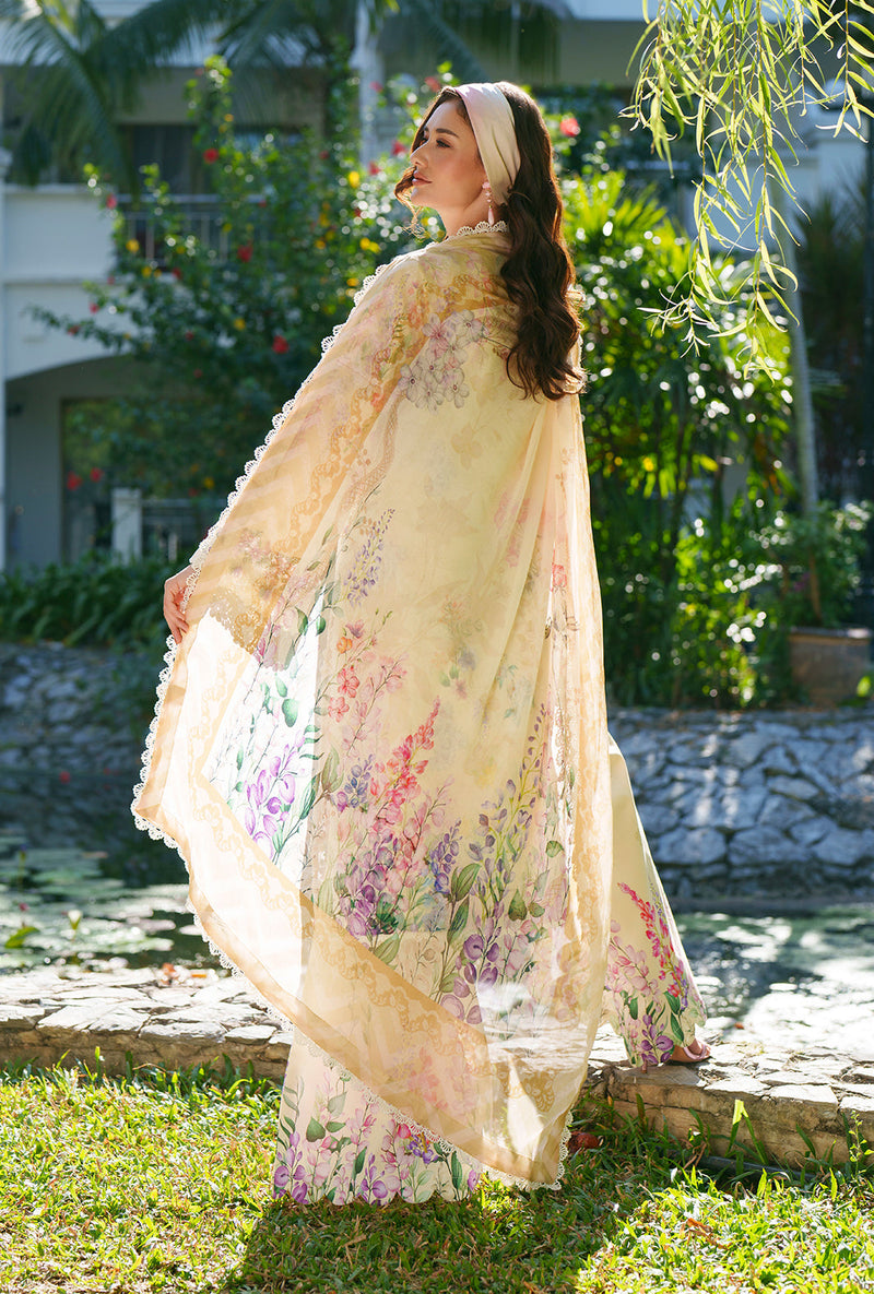 AJR Couture | Printed Chikankari 26 | Lila - Designer Dress - Type : Ladies Clothes - Available at Libayah - 100% Original