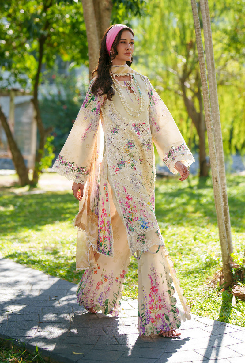 AJR Couture | Printed Chikankari 26 | Lila - Designer Dress - Type : Ladies Clothes - Available at Libayah - 100% Original