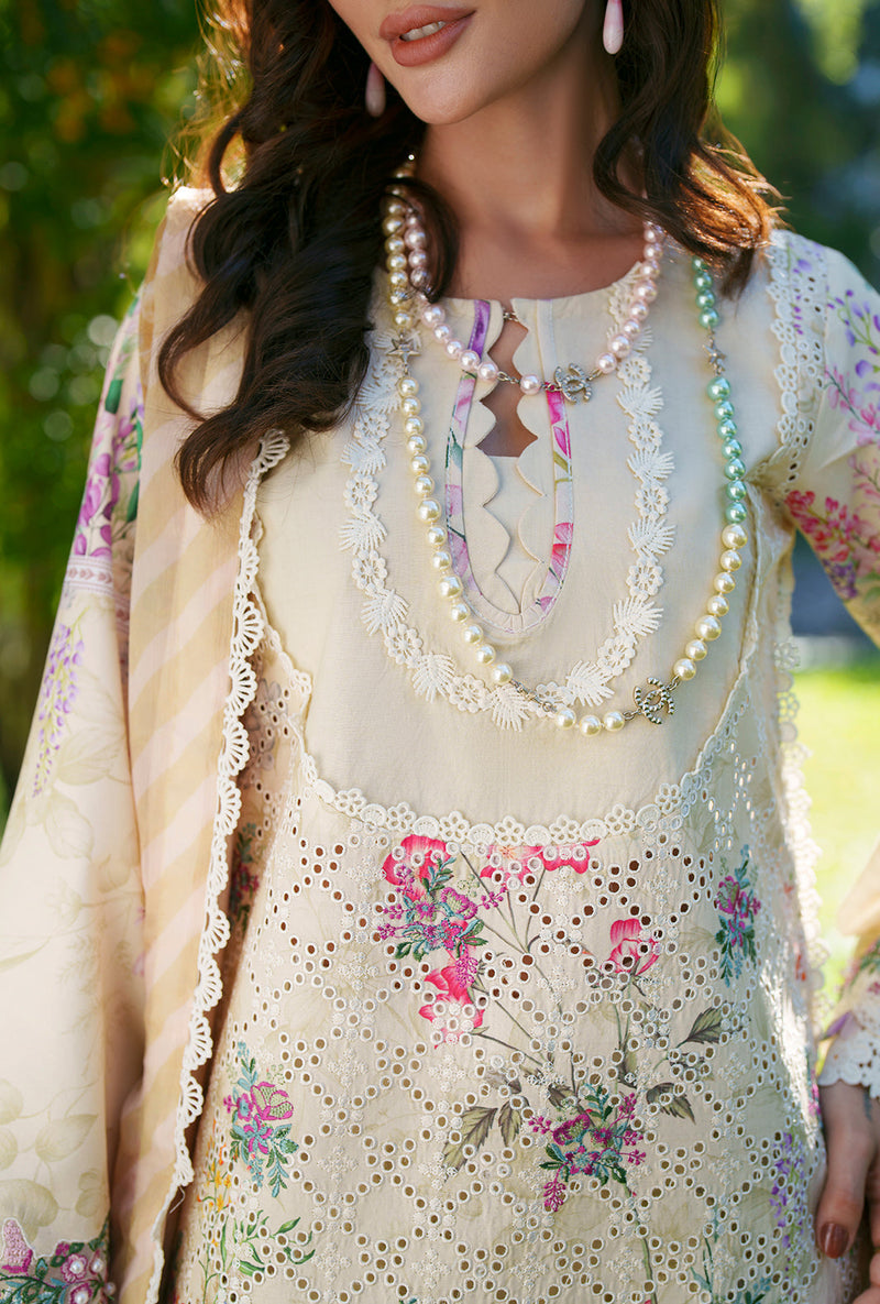 AJR Couture | Printed Chikankari 26 | Lila - Designer Dress - Type : Ladies Clothes - Available at Libayah - 100% Original