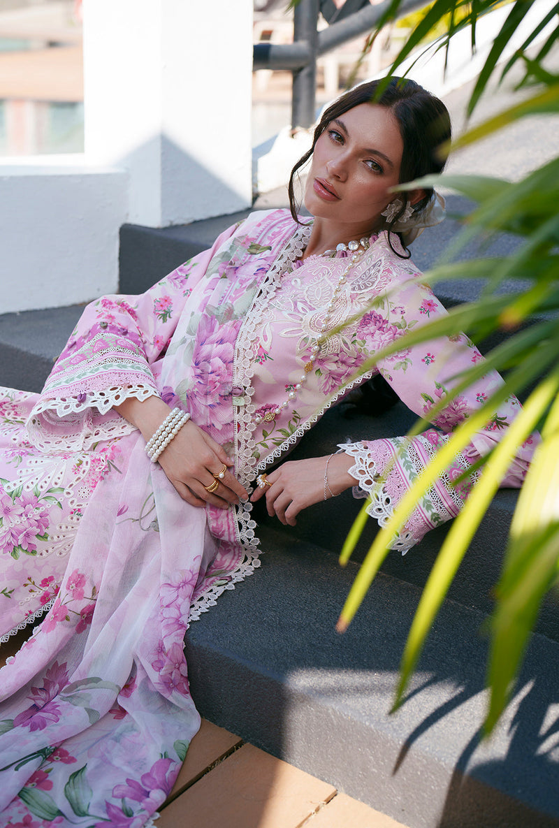 AJR Couture | Printed Chikankari 26 | Rumi - Designer Dress - Type : Ladies Clothes - Available at Libayah - 100% Original