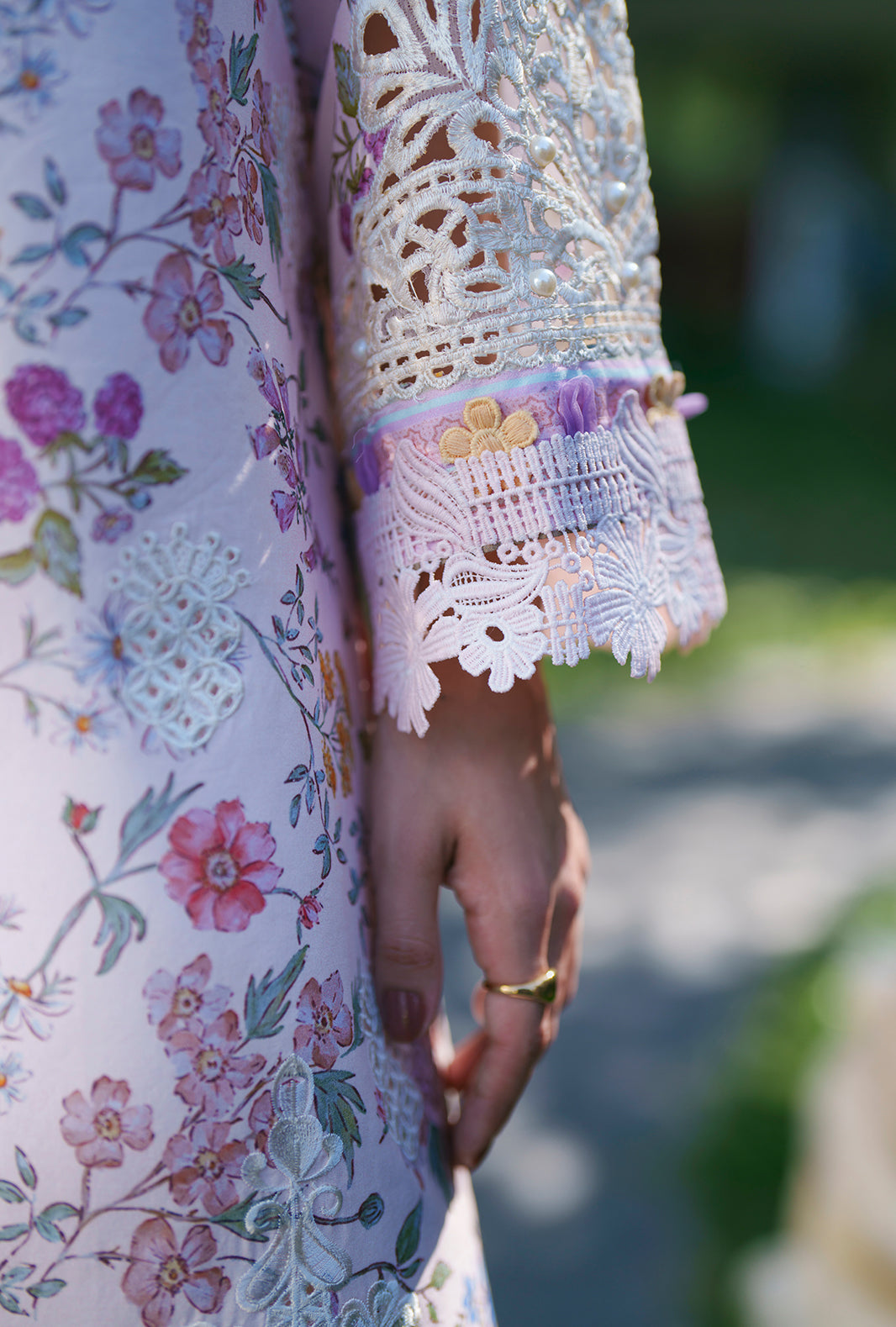 AJR Couture | Printed Chikankari 26 | Zuri - Designer Dress - Type : Ladies Clothes - Available at Libayah - 100% Original