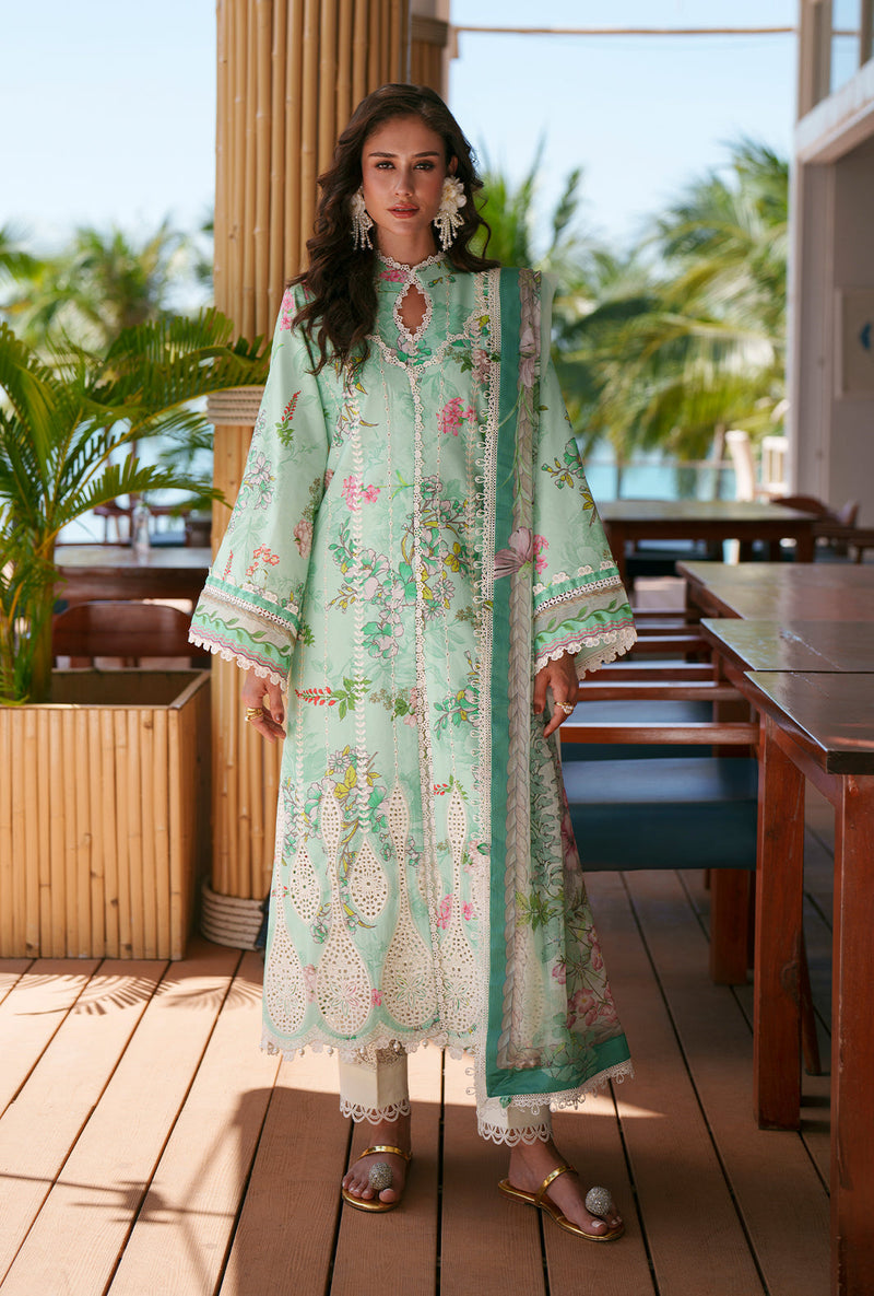 AJR Couture | Printed Chikankari 26 | Eliya - Designer Dress - Type : Ladies Clothes - Available at Libayah - 100% Original