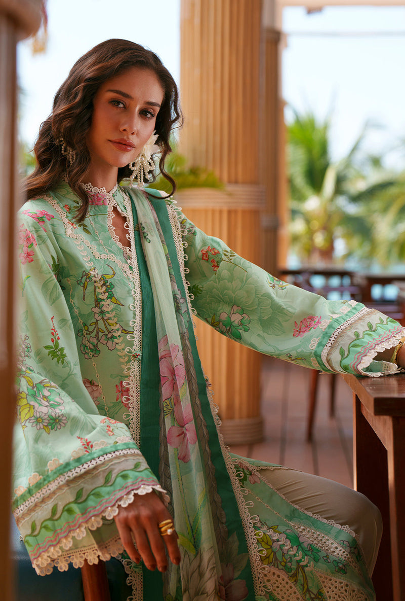 AJR Couture | Printed Chikankari 26 | Eliya - Designer Dress - Type : Ladies Clothes - Available at Libayah - 100% Original