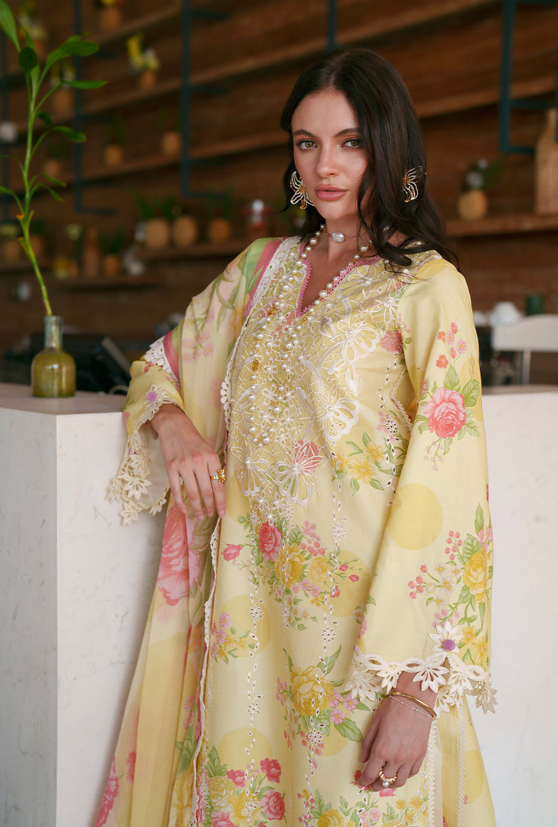 AJR Couture | Printed Chikankari 26 | Feya - Designer Dress - Type : Ladies Clothes - Available at Libayah - 100% Original